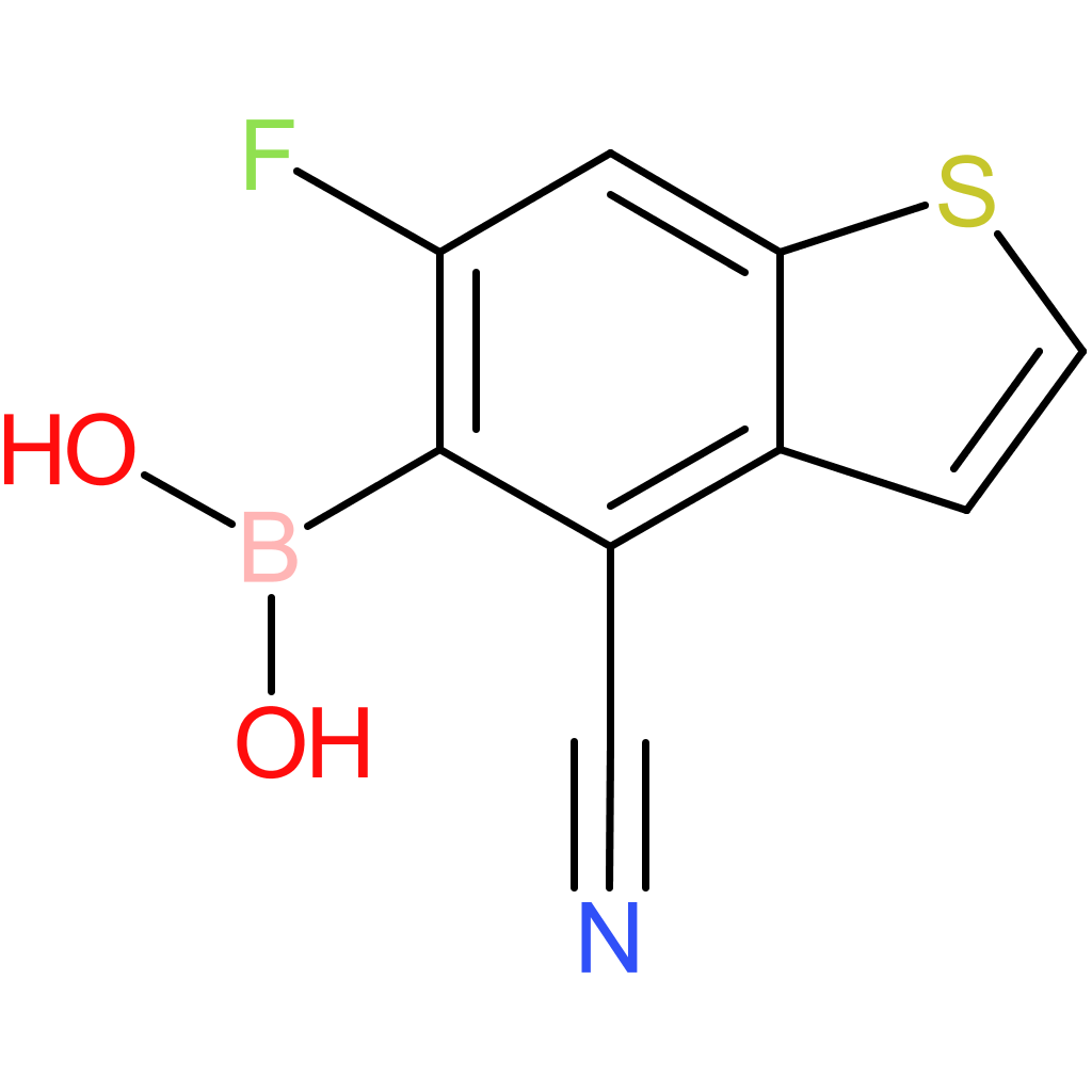 4-cyano-6-fluorobenzothiophene-5-boronic acid