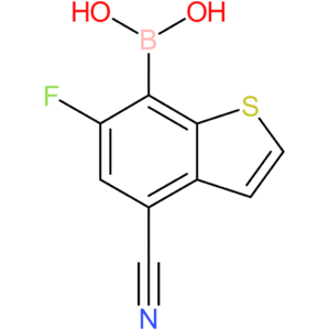 4-cyano-6-fluorobenzothiophene-7-boronic acid