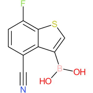 4-cyano-7-fluorobenzothiophene-3-boronic acid