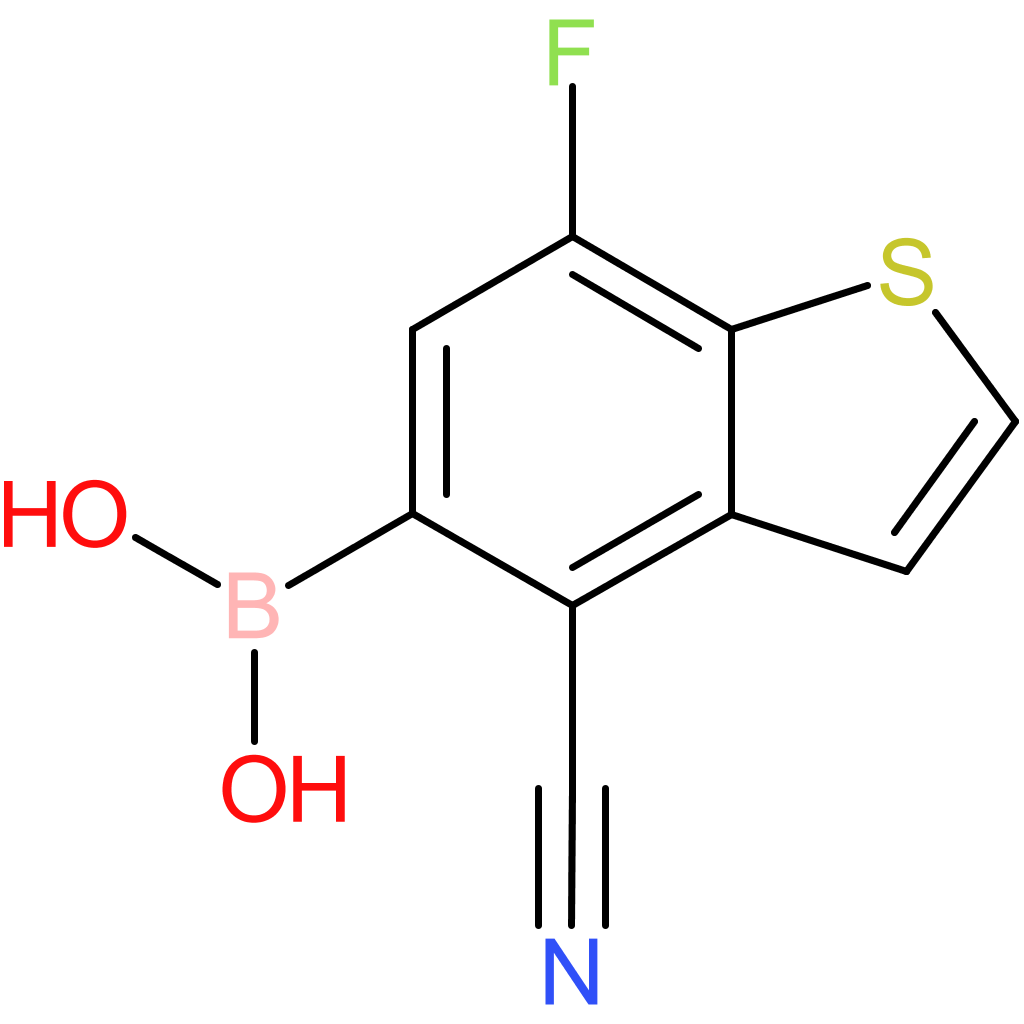 4-cyano-7-fluorobenzothiophene-5-boronic acid