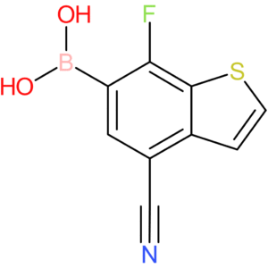 4-cyano-7-fluorobenzothiophene-6-boronic acid