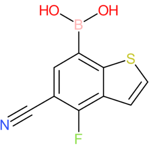 5-cyano-4-fluorobenzothiophene-7-boronic acid