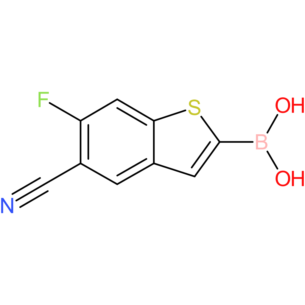 5-cyano-6-fluorobenzothiophene-2-boronic acid