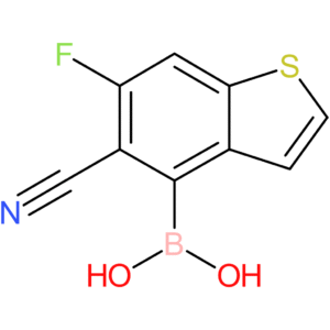 5-cyano-6-fluorobenzothiophene-4-boronic acid