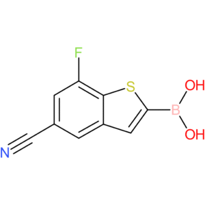 5-cyano-7-fluorobenzothiophene-2-boronic acid