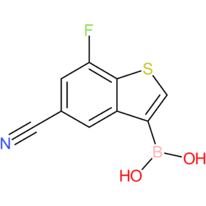 5-cyano-7-fluorobenzothiophene-3-boronic acid