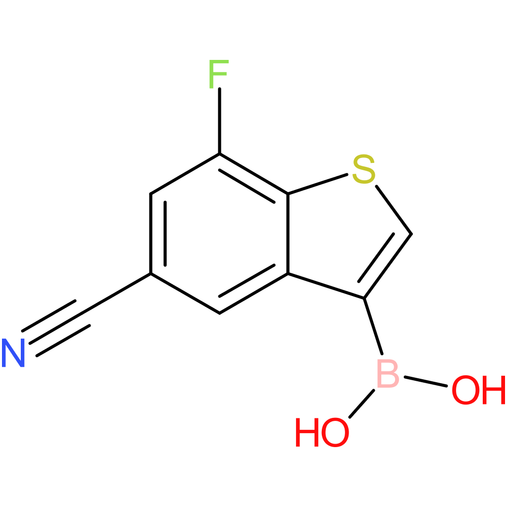 5-cyano-7-fluorobenzothiophene-3-boronic acid