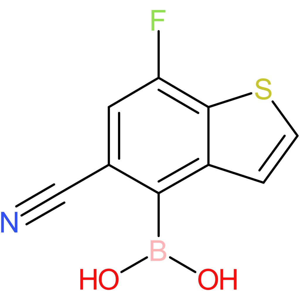 5-cyano-7-fluorobenzothiophene-4-boronic acid