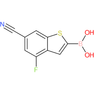 6-cyano-4-fluorobenzothiophene-2-boronic acid