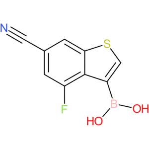 6-cyano-4-fluorobenzothiophene-3-boronic acid