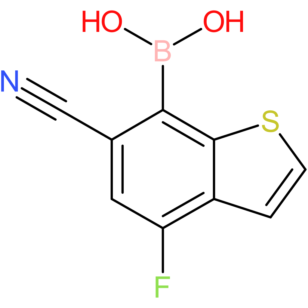 6-cyano-4-fluorobenzothiophene-7-boronic acid