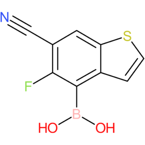 6-cyano-5-fluorobenzothiophene-4-boronic acid