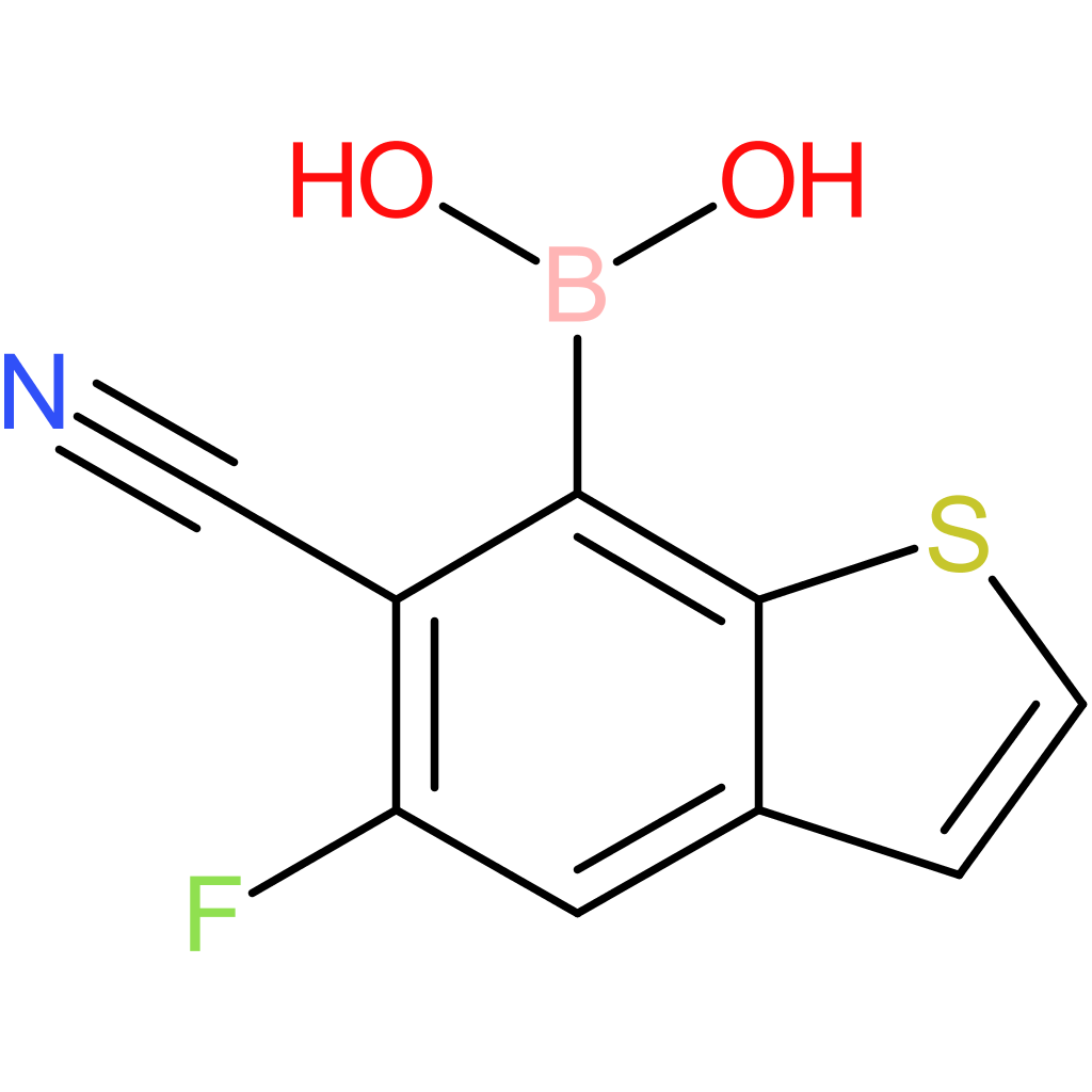 6-cyano-5-fluorobenzothiophene-7-boronic acid
