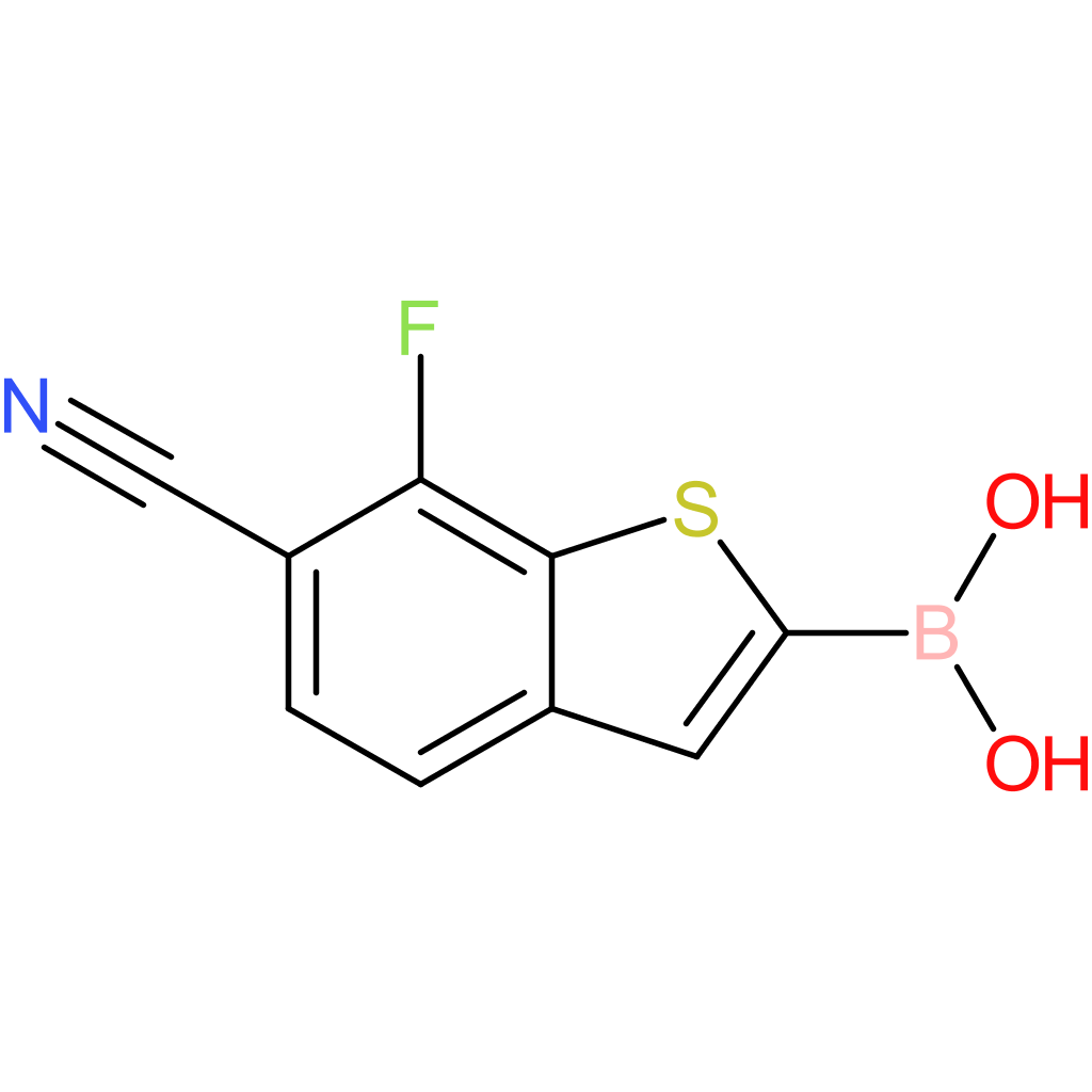 6-cyano-7-fluorobenzothiophene-2-boronic acid