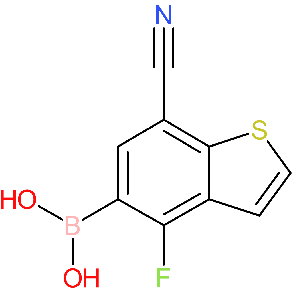 7-cyano-4-fluorobenzothiophene-5-boronic acid