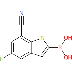 7-cyano-5-fluorobenzothiophene-2-boronic acid