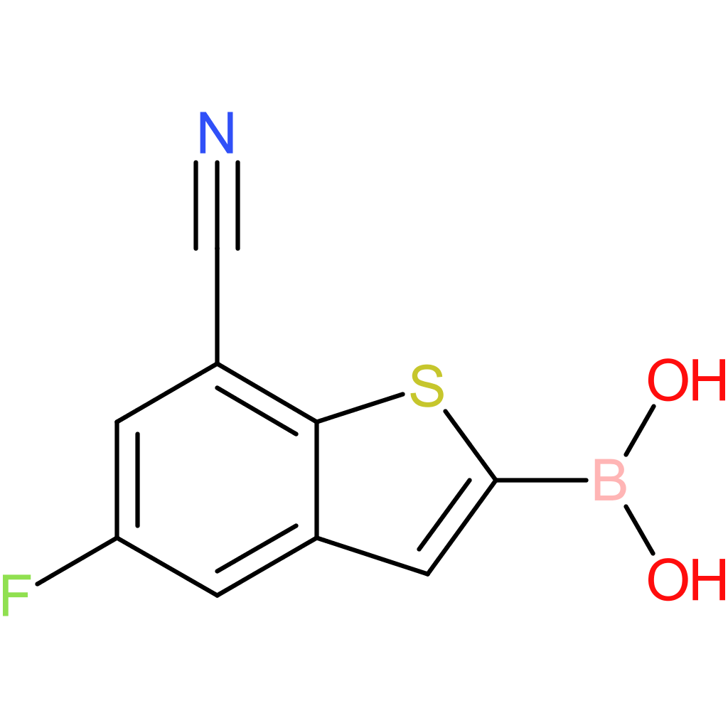 7-cyano-5-fluorobenzothiophene-2-boronic acid