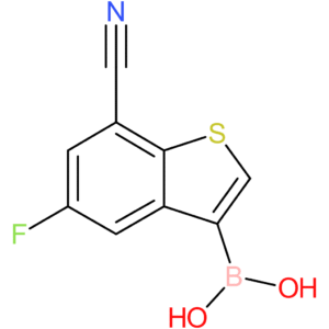 7-cyano-5-fluorobenzothiophene-3-boronic acid