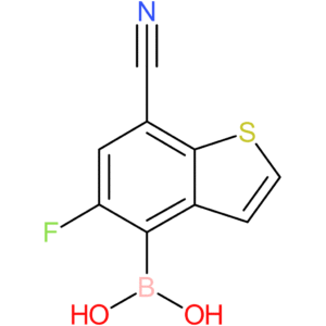 7-cyano-5-fluorobenzothiophene-4-boronic acid