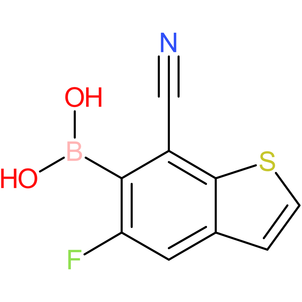 7-cyano-5-fluorobenzothiophene-6-boronic acid