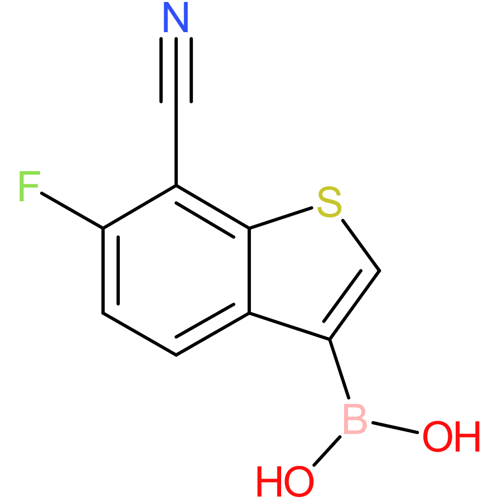 7-cyano-6-fluorobenzothiophene-3-boronic acid