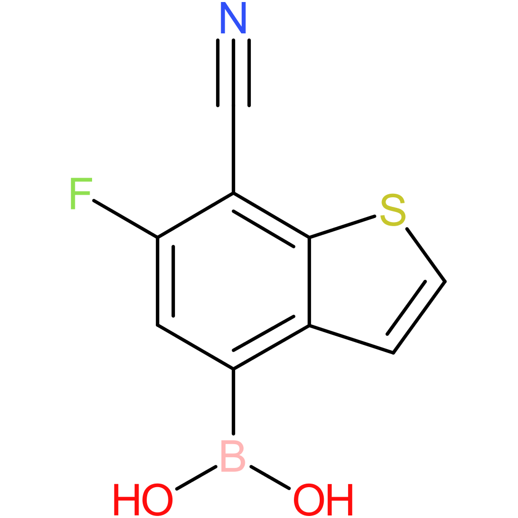 7-cyano-6-fluorobenzothiophene-4-boronic acid