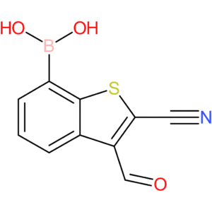 2-cyano-3-formylbenzothiophene-7-boronic acid