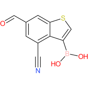 4-cyano-6-formylbenzothiophene-3-boronic acid