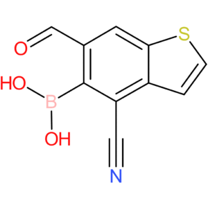 4-cyano-6-formylbenzothiophene-5-boronic acid