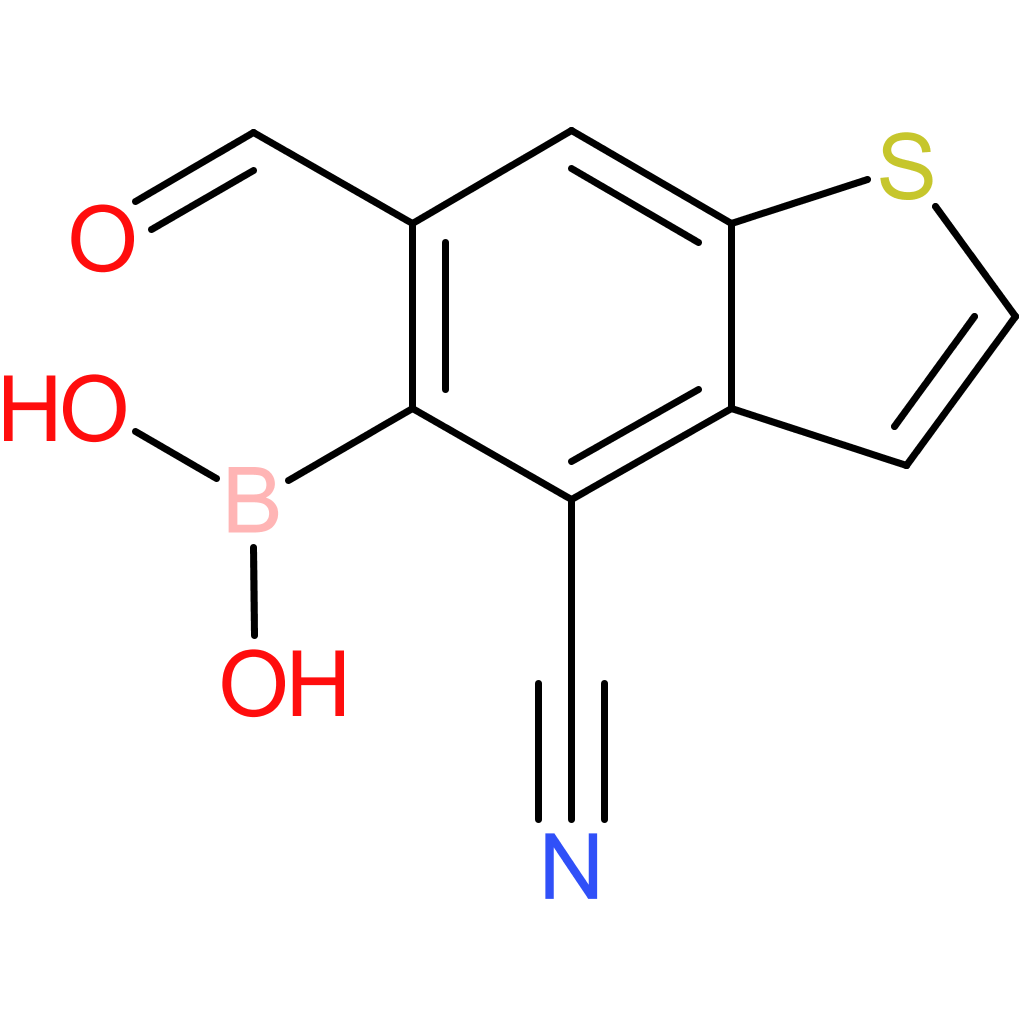 4-cyano-6-formylbenzothiophene-5-boronic acid