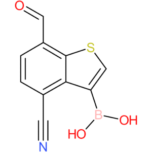 4-cyano-7-formylbenzothiophene-3-boronic acid