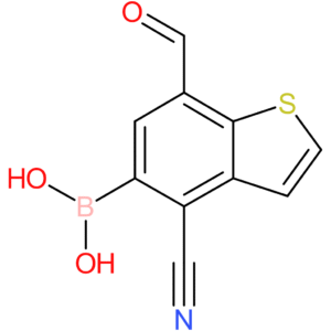 4-cyano-7-formylbenzothiophene-5-boronic acid