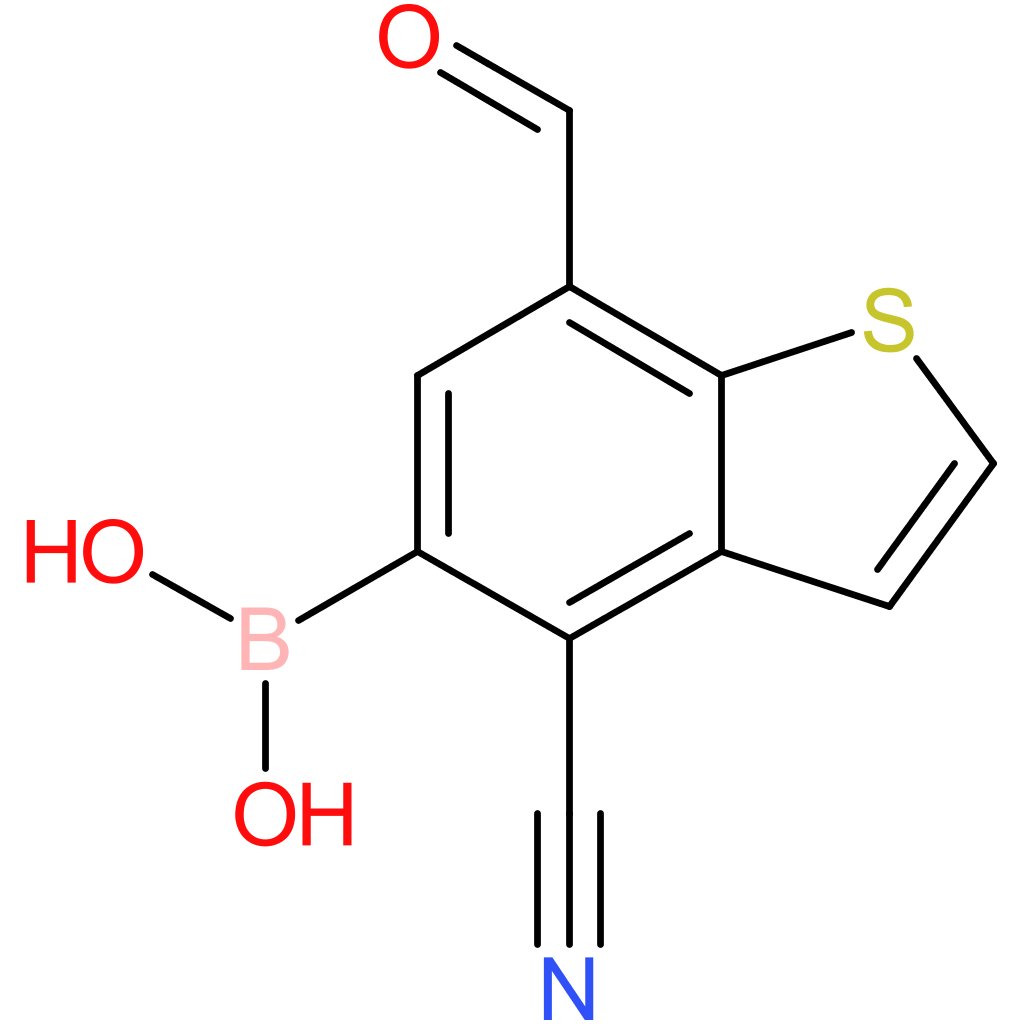 4-cyano-7-formylbenzothiophene-5-boronic acid