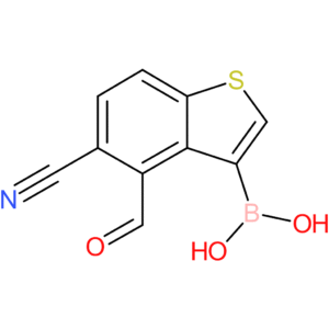5-cyano-4-formylbenzothiophene-3-boronic acid
