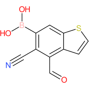 5-cyano-4-formylbenzothiophene-6-boronic acid