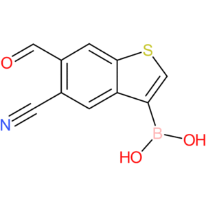5-cyano-6-formylbenzothiophene-3-boronic acid