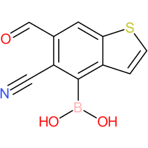 5-cyano-6-formylbenzothiophene-4-boronic acid
