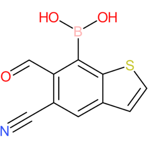 5-cyano-6-formylbenzothiophene-7-boronic acid