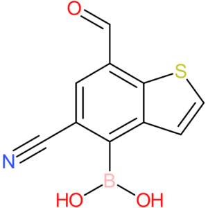 5-cyano-7-formylbenzothiophene-4-boronic acid