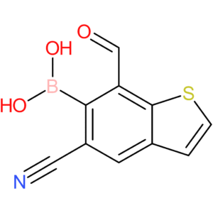 5-cyano-7-formylbenzothiophene-6-boronic acid