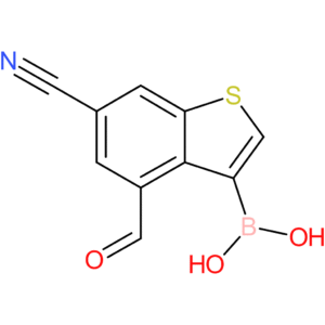 6-cyano-4-formylbenzothiophene-3-boronic acid