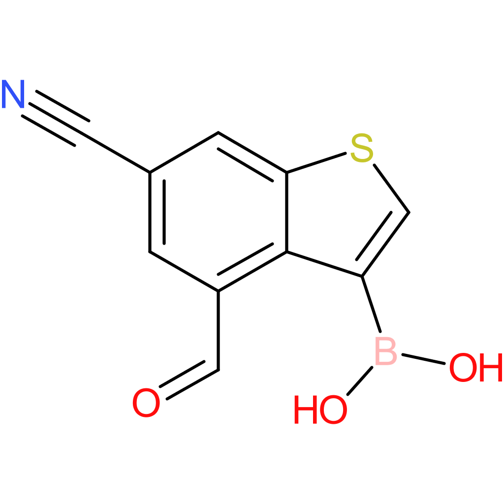 6-cyano-4-formylbenzothiophene-3-boronic acid