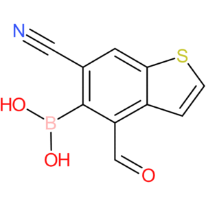 6-cyano-4-formylbenzothiophene-5-boronic acid