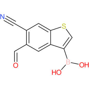 6-cyano-5-formylbenzothiophene-3-boronic acid