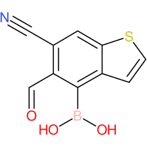 6-cyano-5-formylbenzothiophene-4-boronic acid