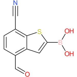 7-cyano-4-formylbenzothiophene-2-boronic acid