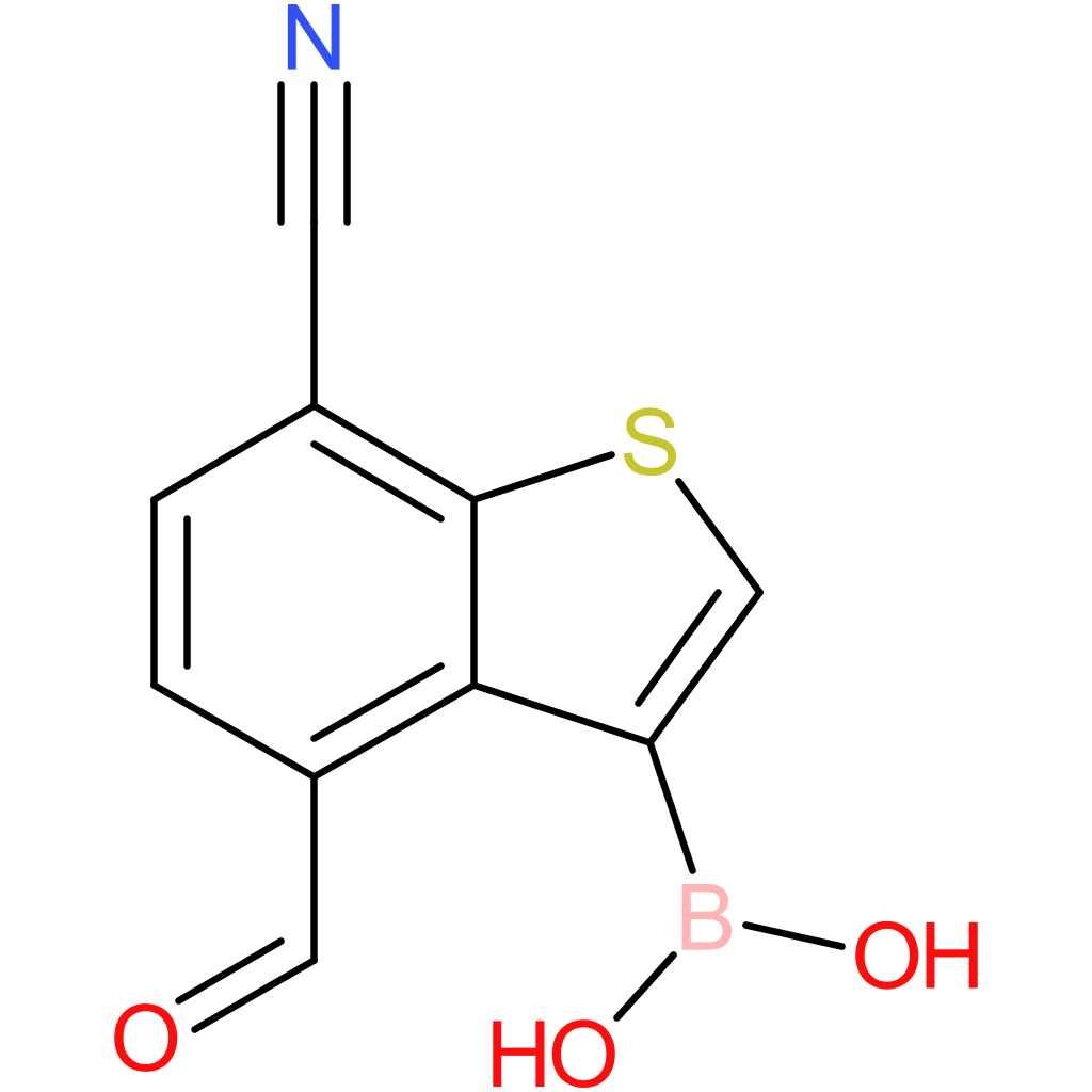 7-cyano-4-formylbenzothiophene-3-boronic acid