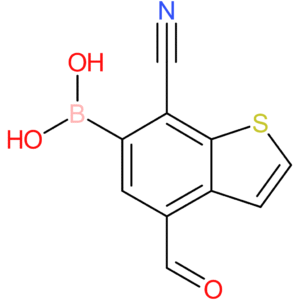 7-cyano-4-formylbenzothiophene-6-boronic acid