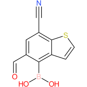 7-cyano-5-formylbenzothiophene-4-boronic acid