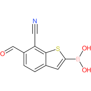 7-cyano-6-formylbenzothiophene-2-boronic acid